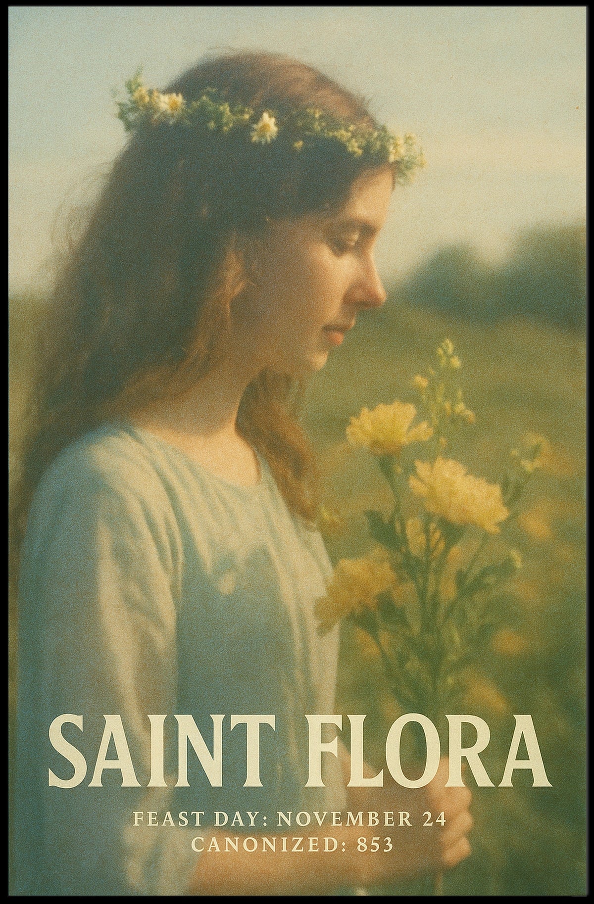 Saint Flora Poster