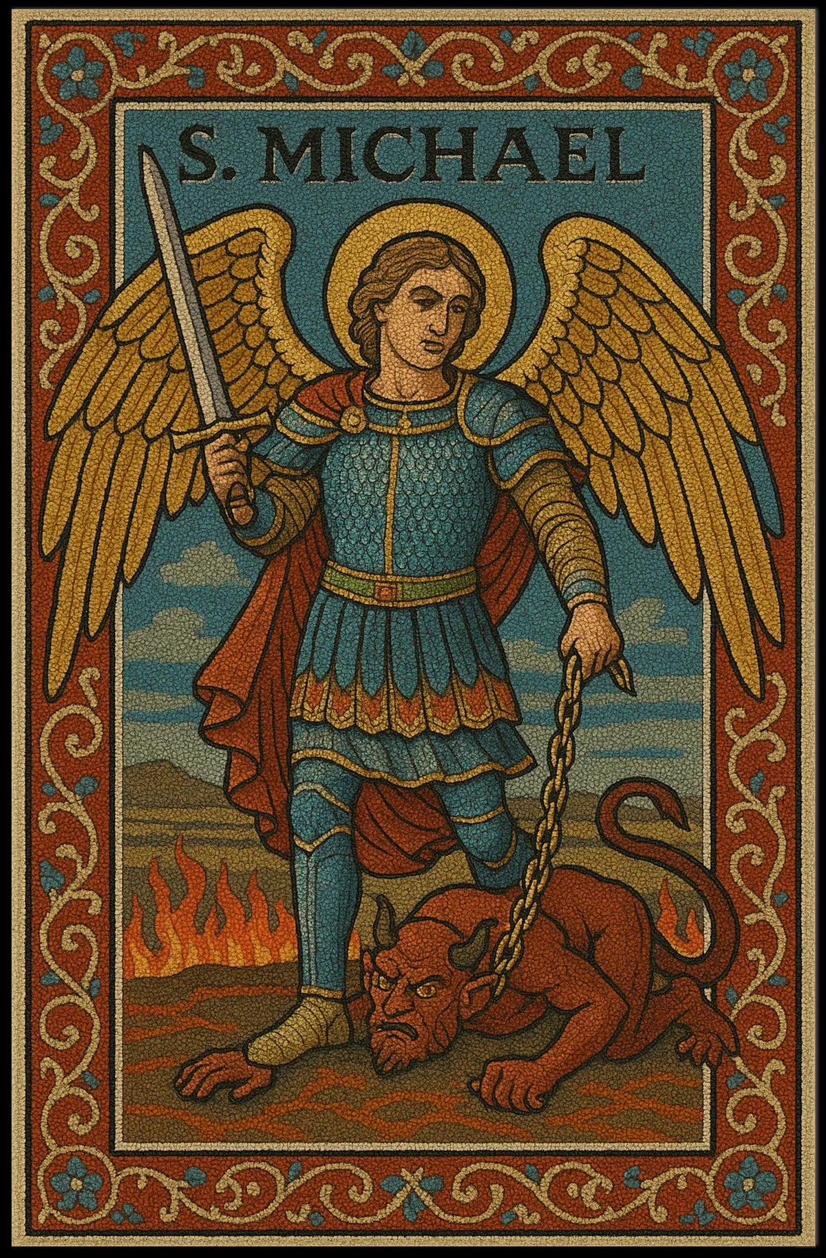 Saint Michael The Archangel Poster
