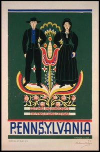 Costumes and Handicrafts of the Pennsylvania Germans Poster PosterGoat