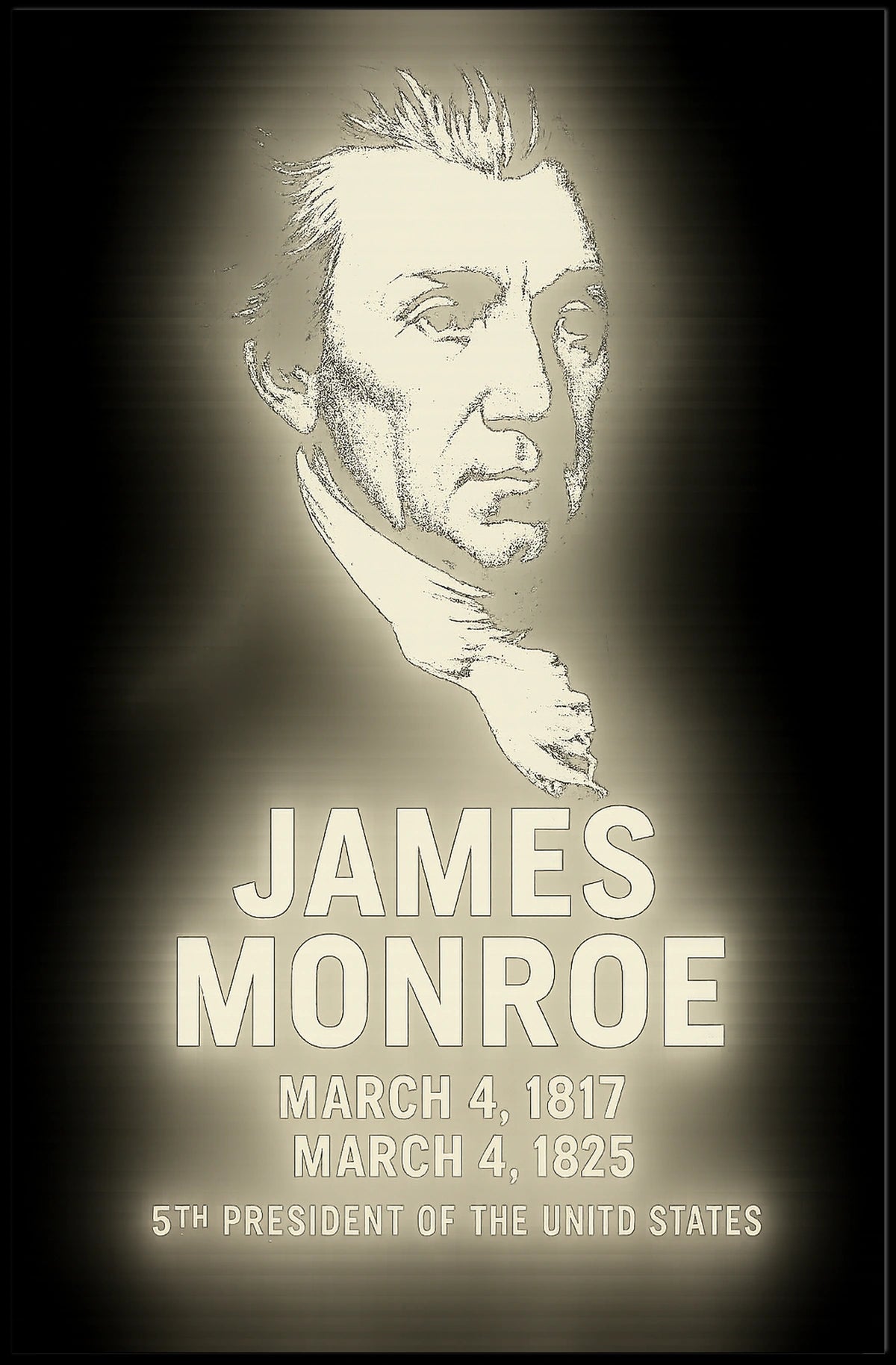James Monroe 5Th President Poster