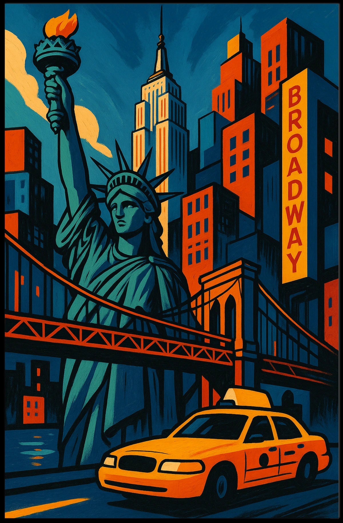 Iconic New York City Poster