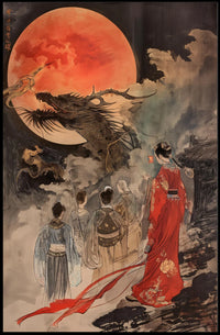 Vintage Urban Landscape Art Deco Poster