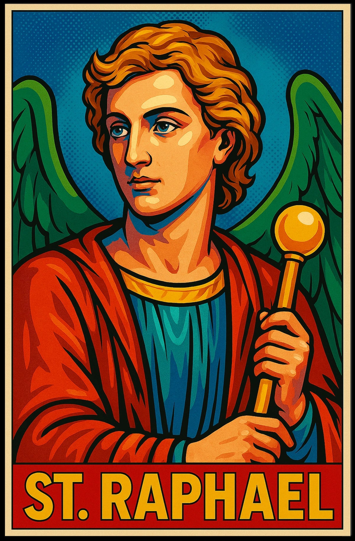 St. Raphael Poster
