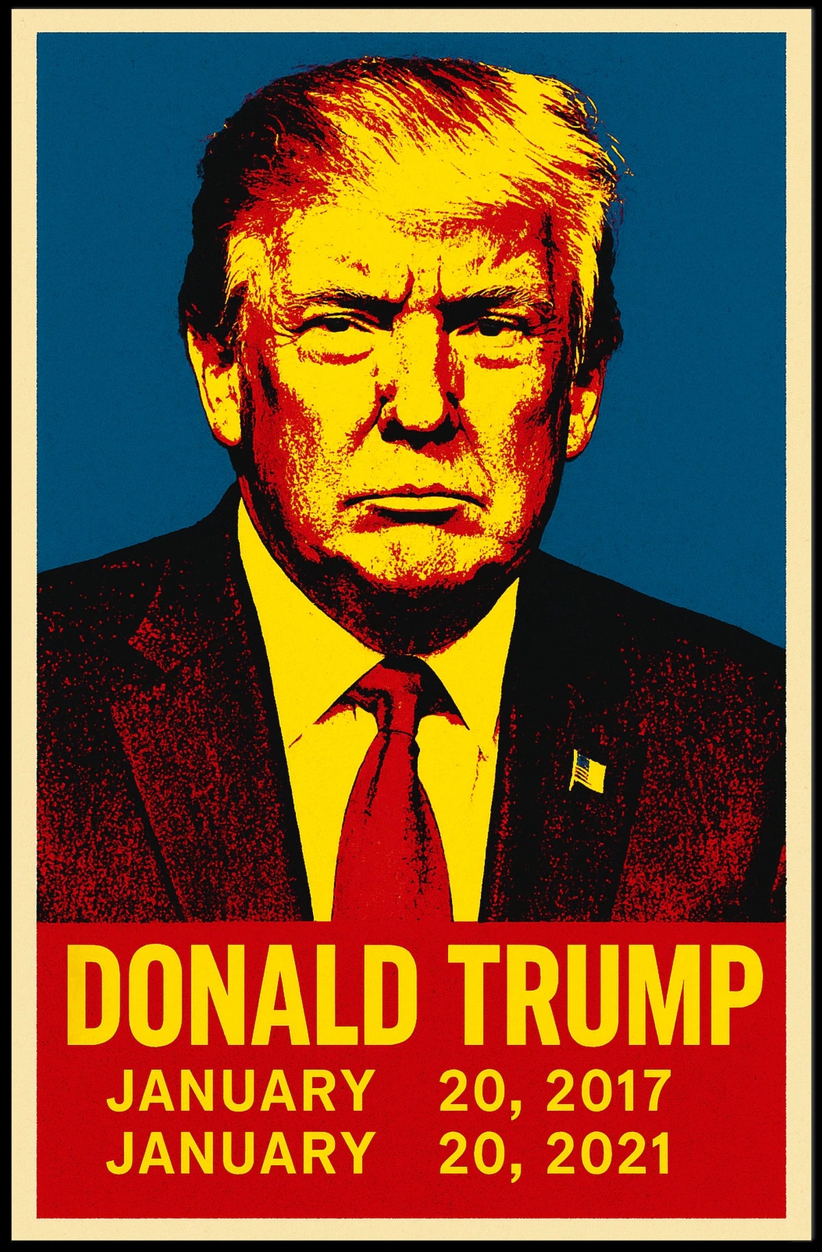Donald Trump Presidential Term Poster