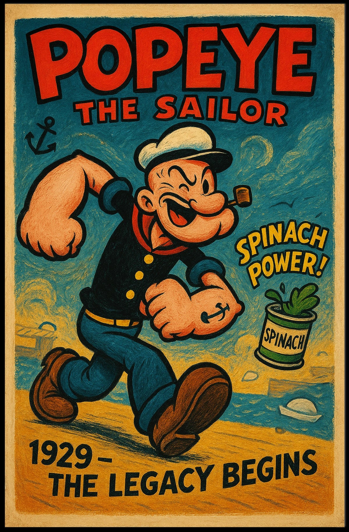 Popeye 1929 Art Poster POP-66