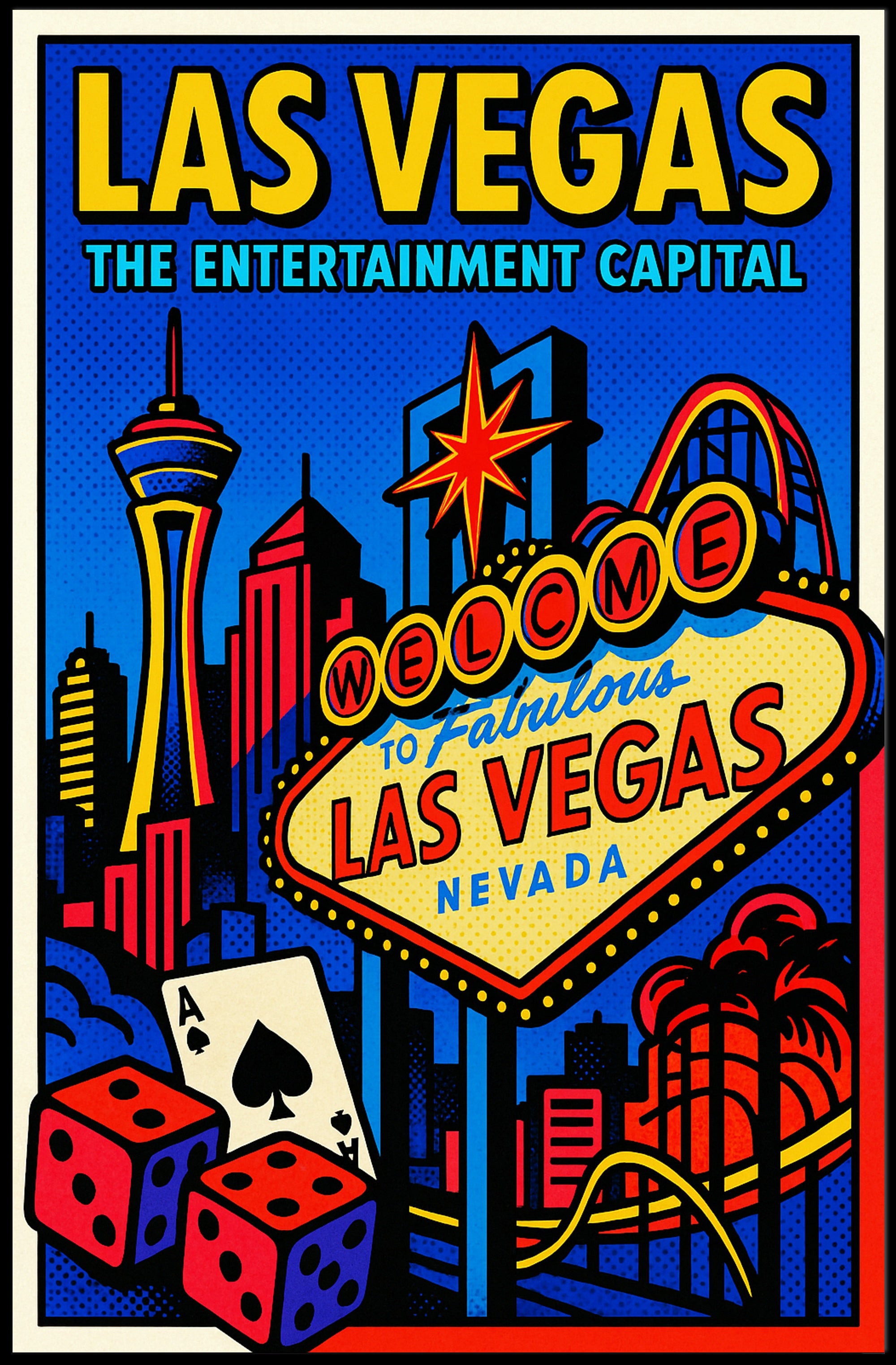Welcome to Las Vegas Poster PosterGoat