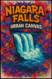 Niagara Falls Urban Canvas Poster