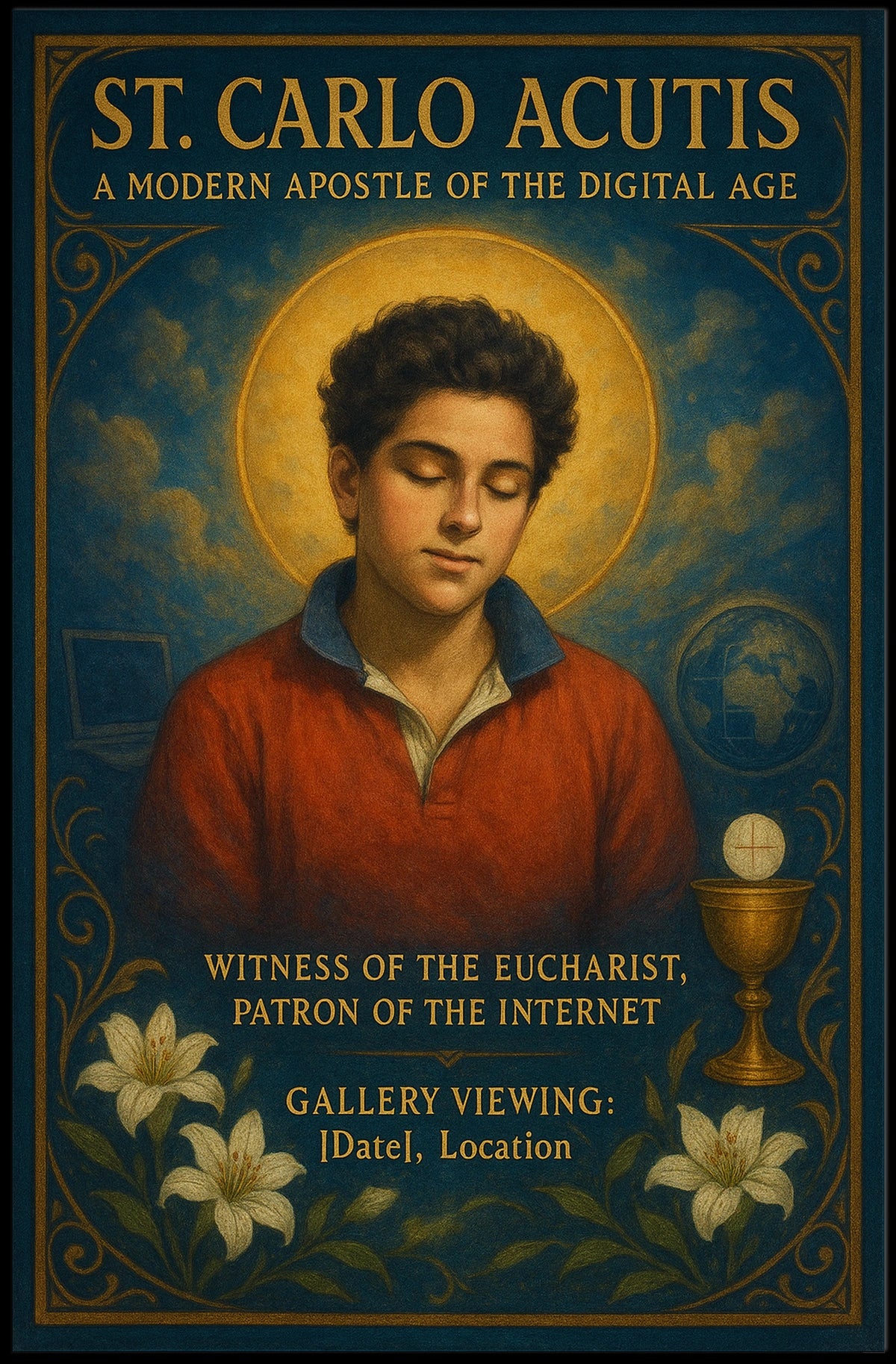 St. Carlo Acutis A Modern Apostle Poster