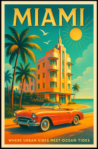 Miami Vibes Poster