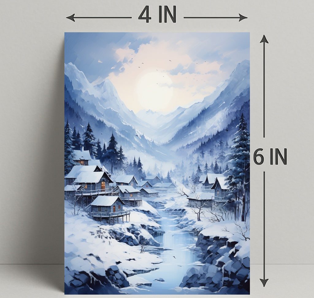 Winter Wonderland Village Poster