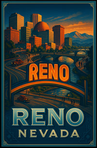 Vintage Reno Poster