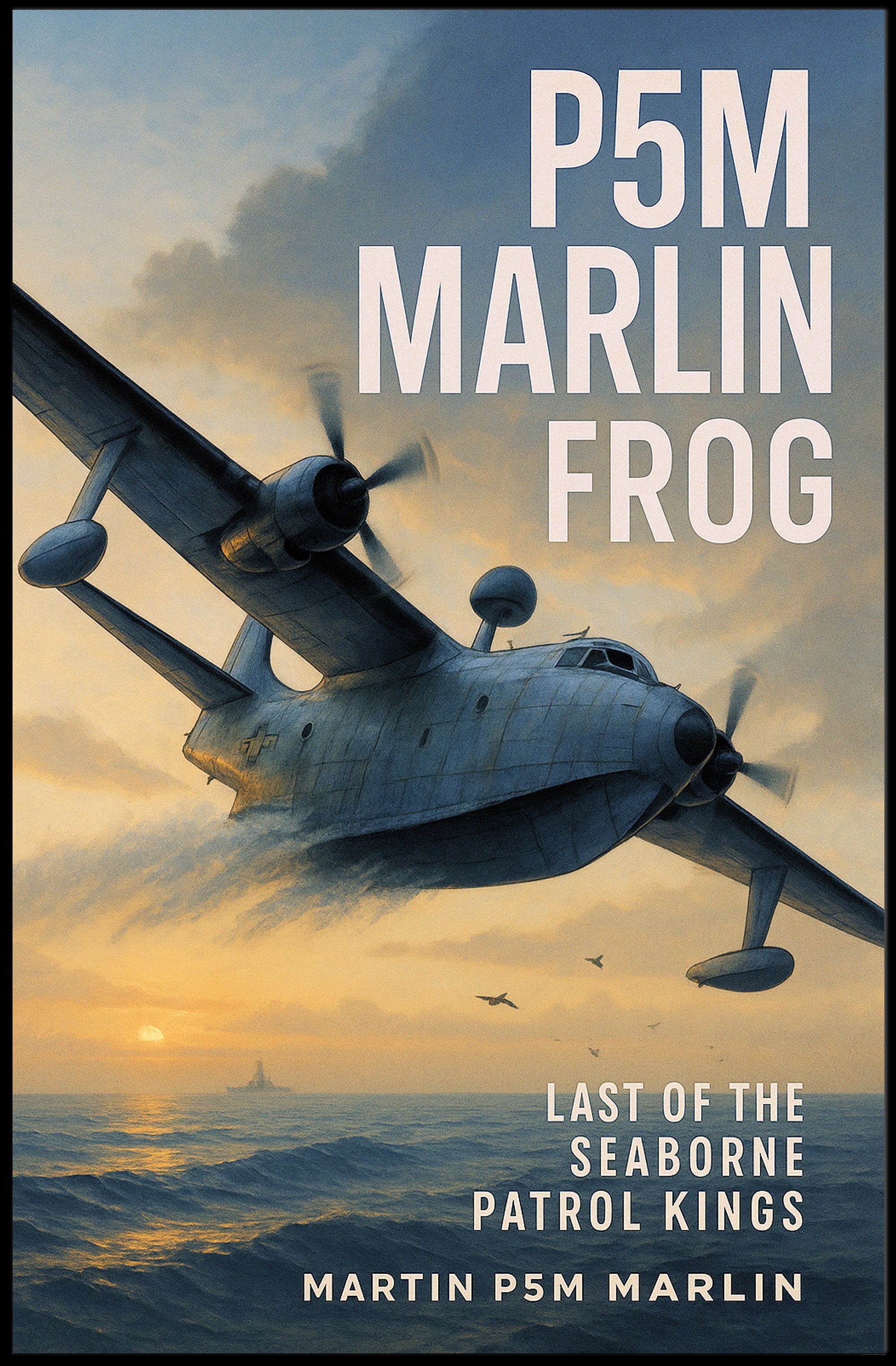 Martin P5M Marlin Last of the Seaborne Patrol Kings Poster PosterGoat