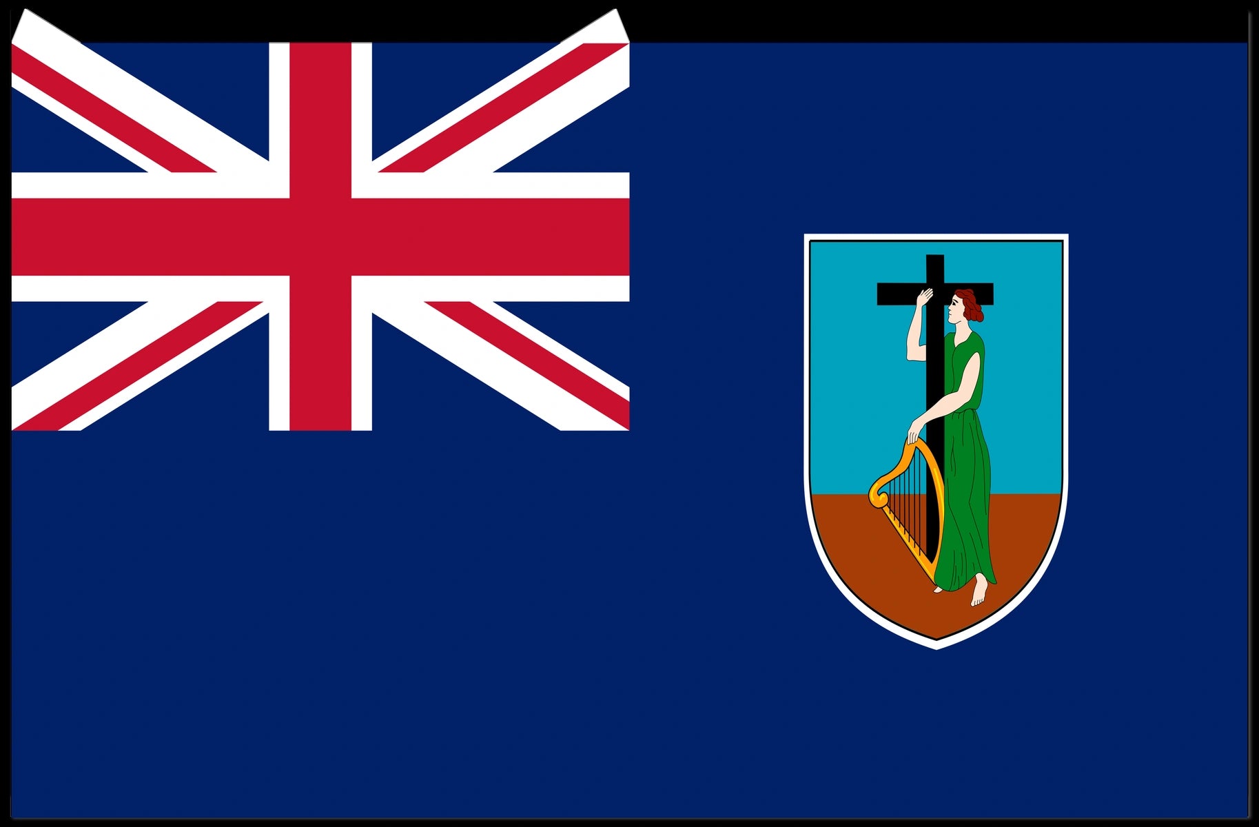Montserrat Flag Poster