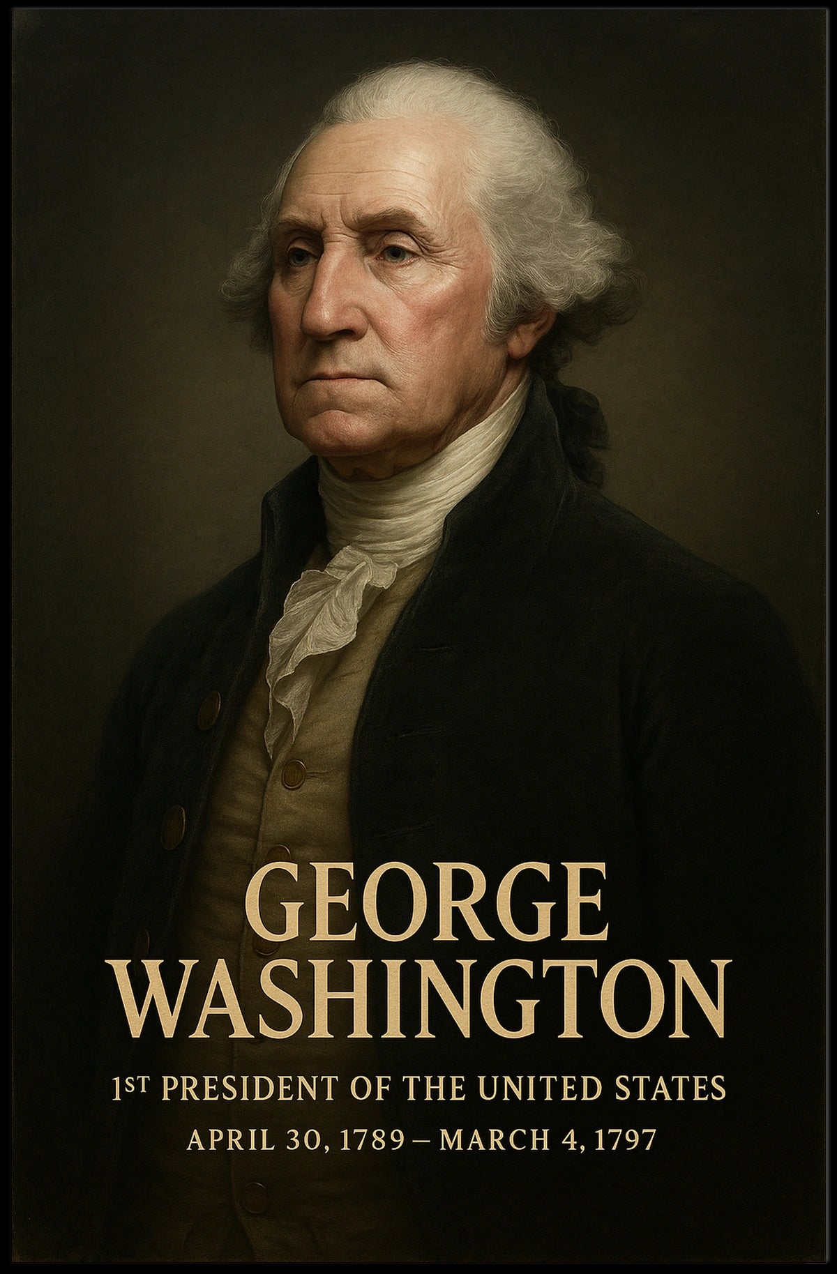 George Washington 1st President Poster