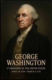 George Washington 1st President Poster