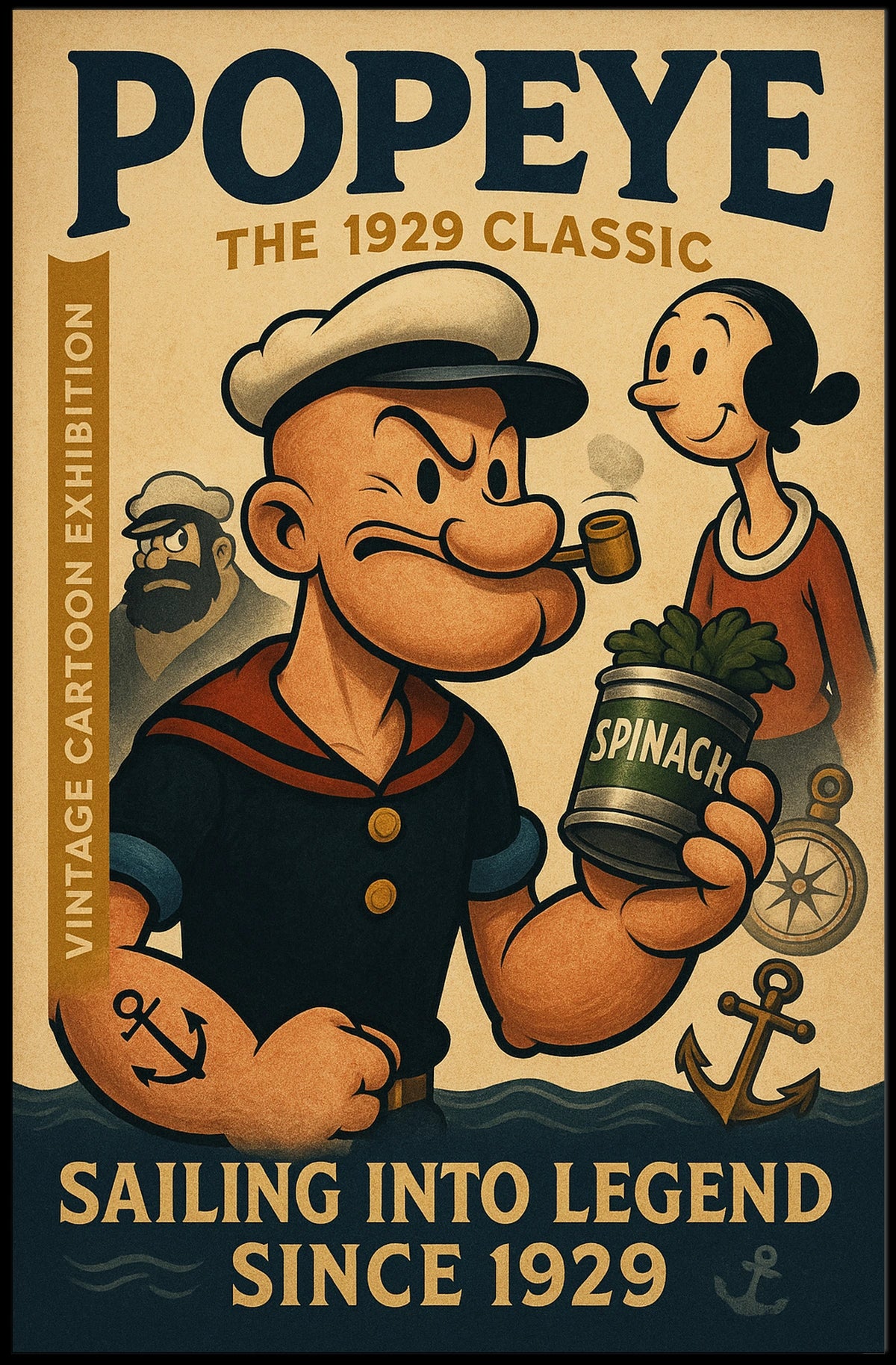 Popeye 1929 Art Poster POP-100
