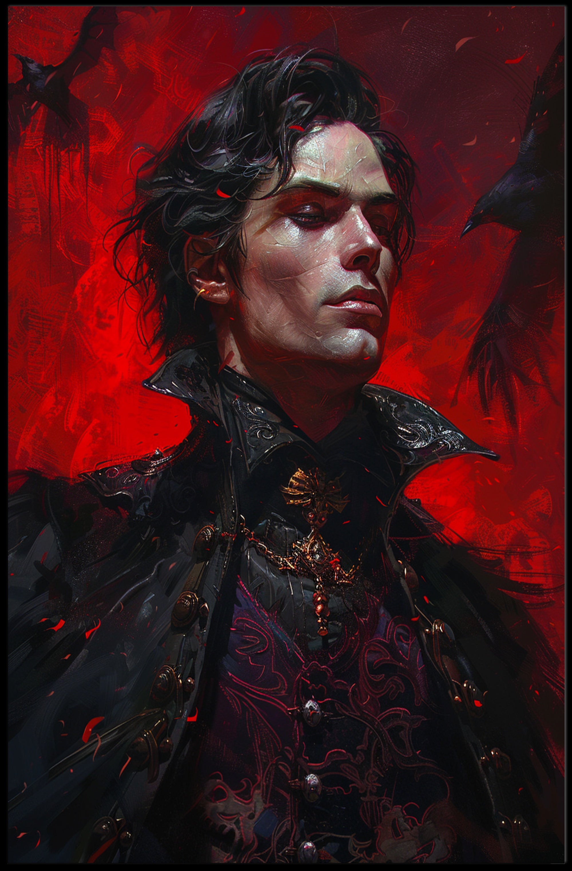 The Dark Aristocrat Art Print Poster for Home Decor PosterGoat