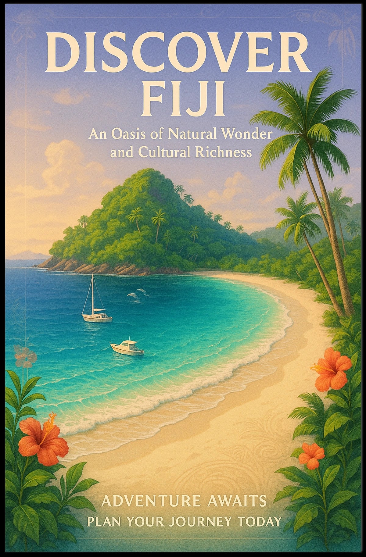 Discover Fiji Poster