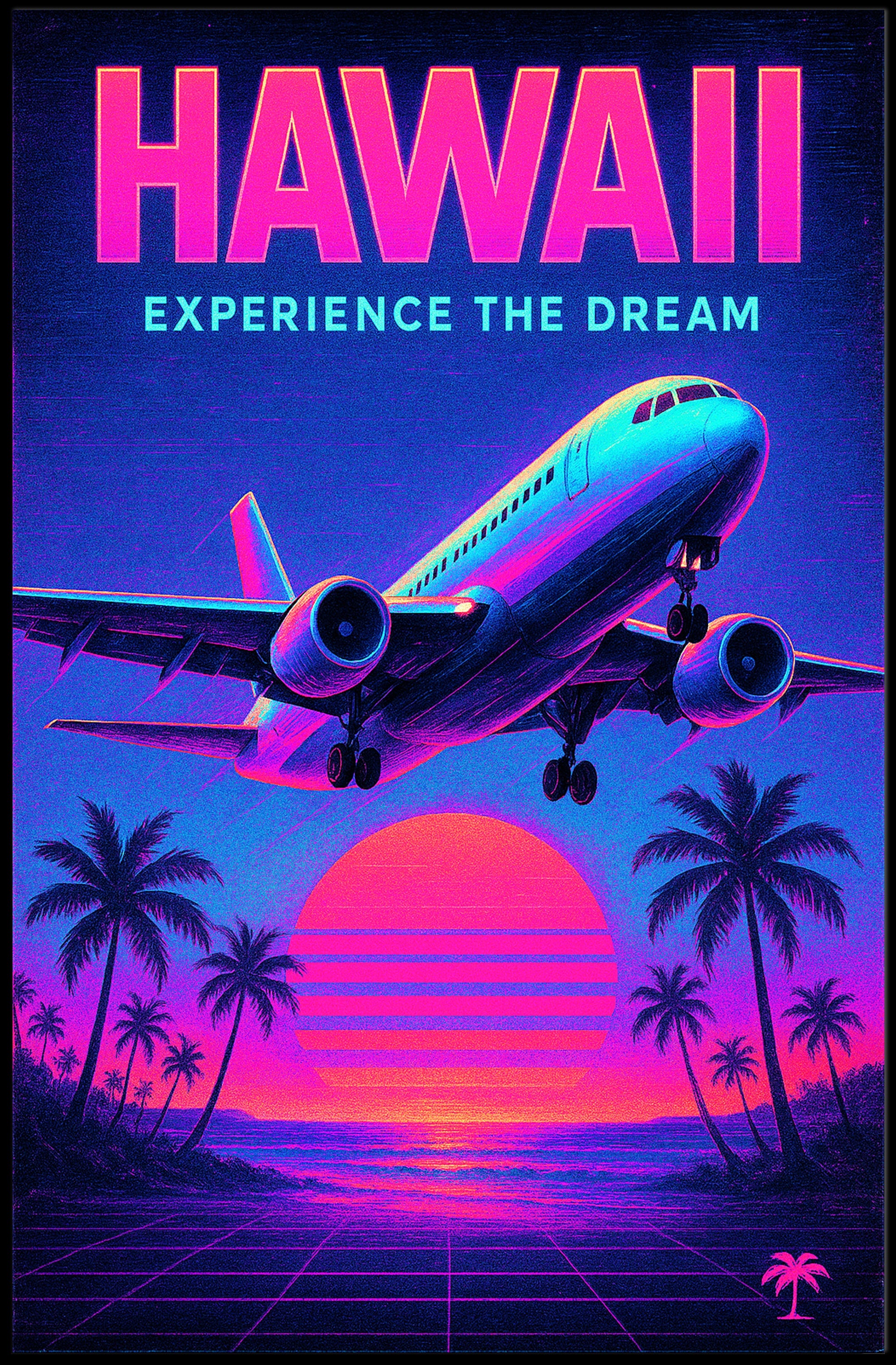 Hawaii Experience the Dream Poster PosterGoat