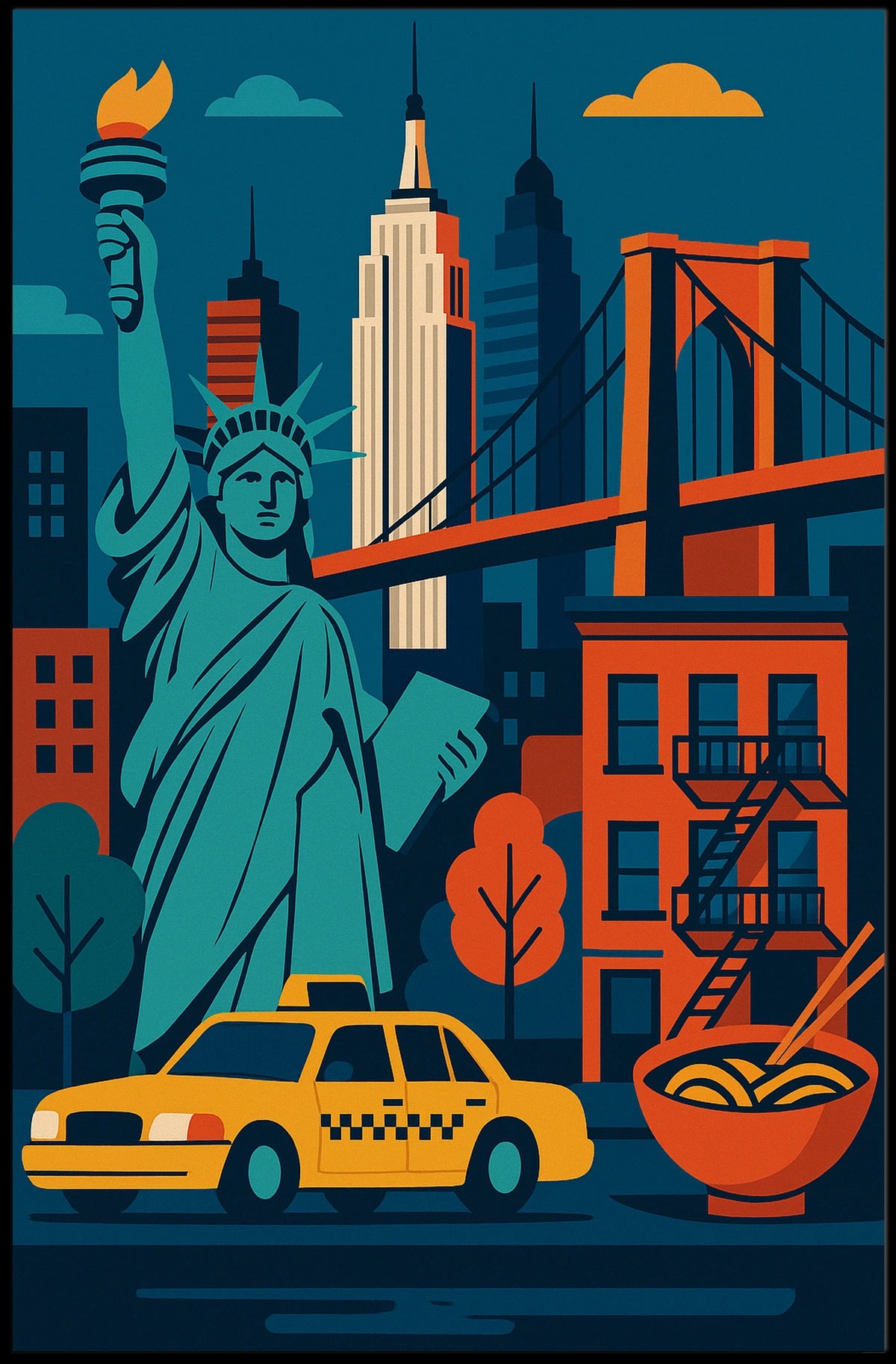 New York City Vibes Poster