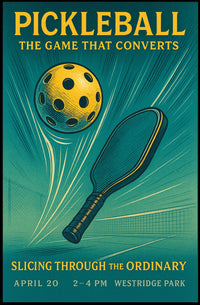 Pickleball Event at Westridge Park Poster