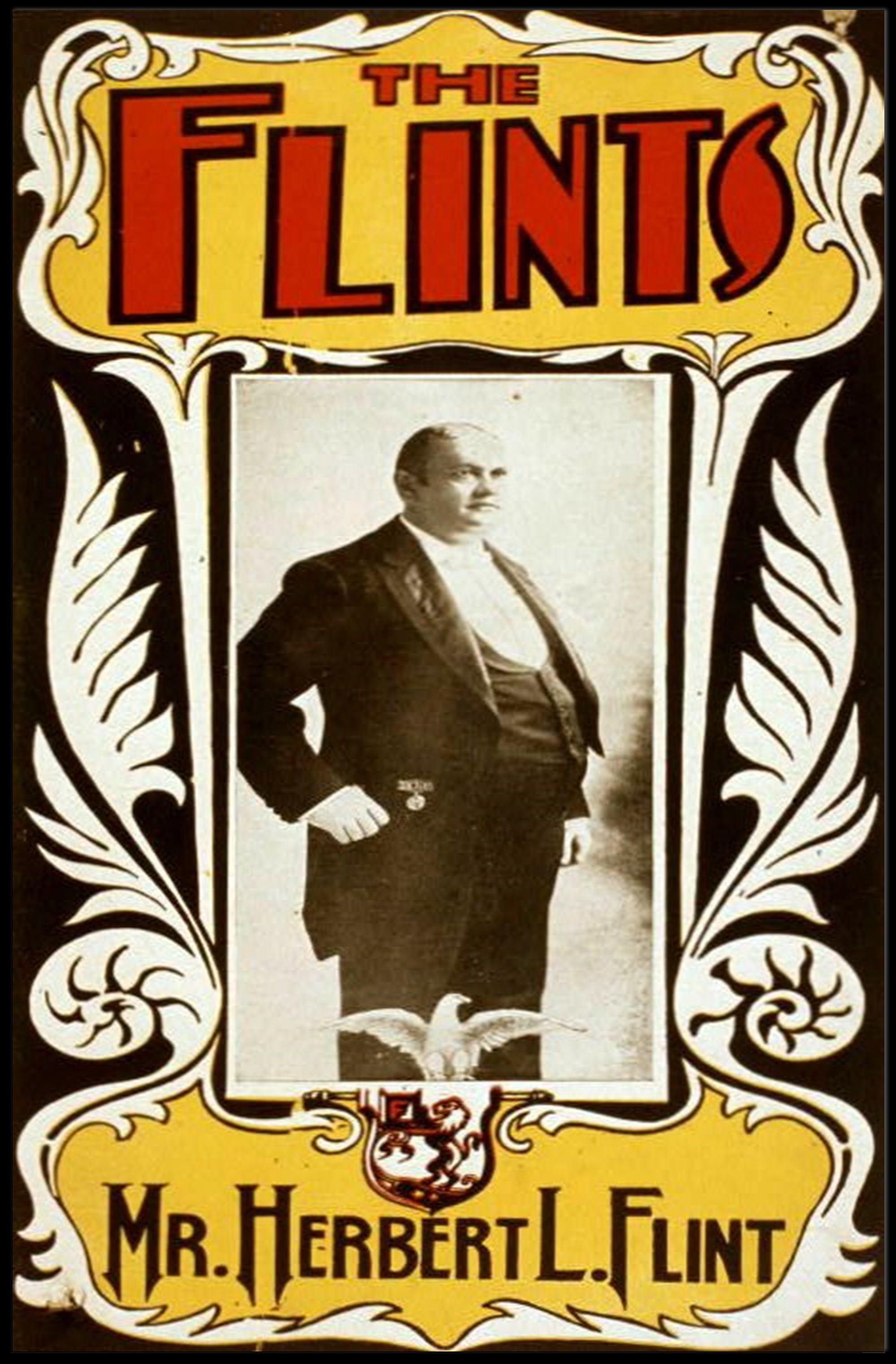 Vintage Herbert L. Flint Poster Historical or Presidential Poster