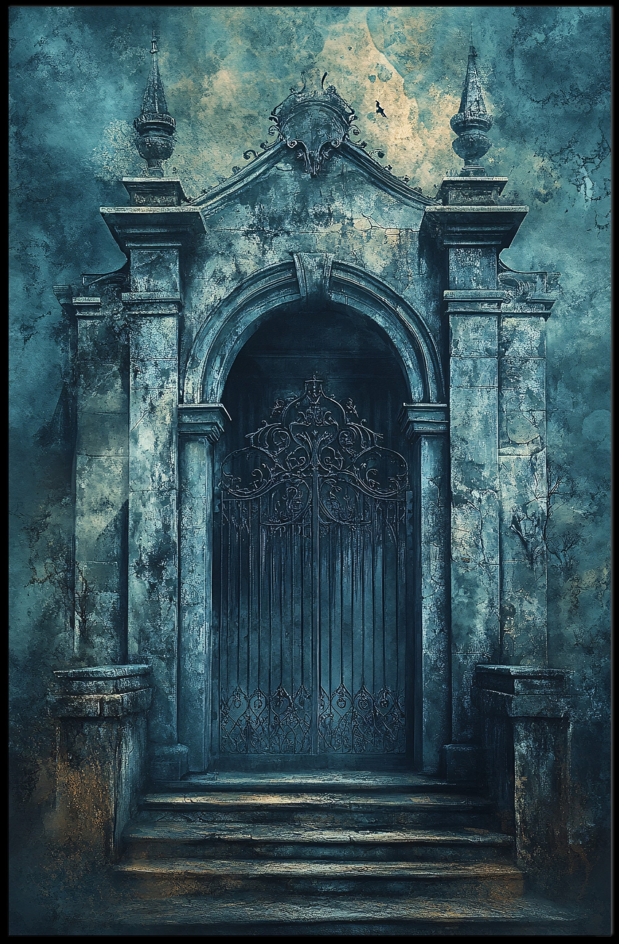 Mysterious Gothic Gate Poster