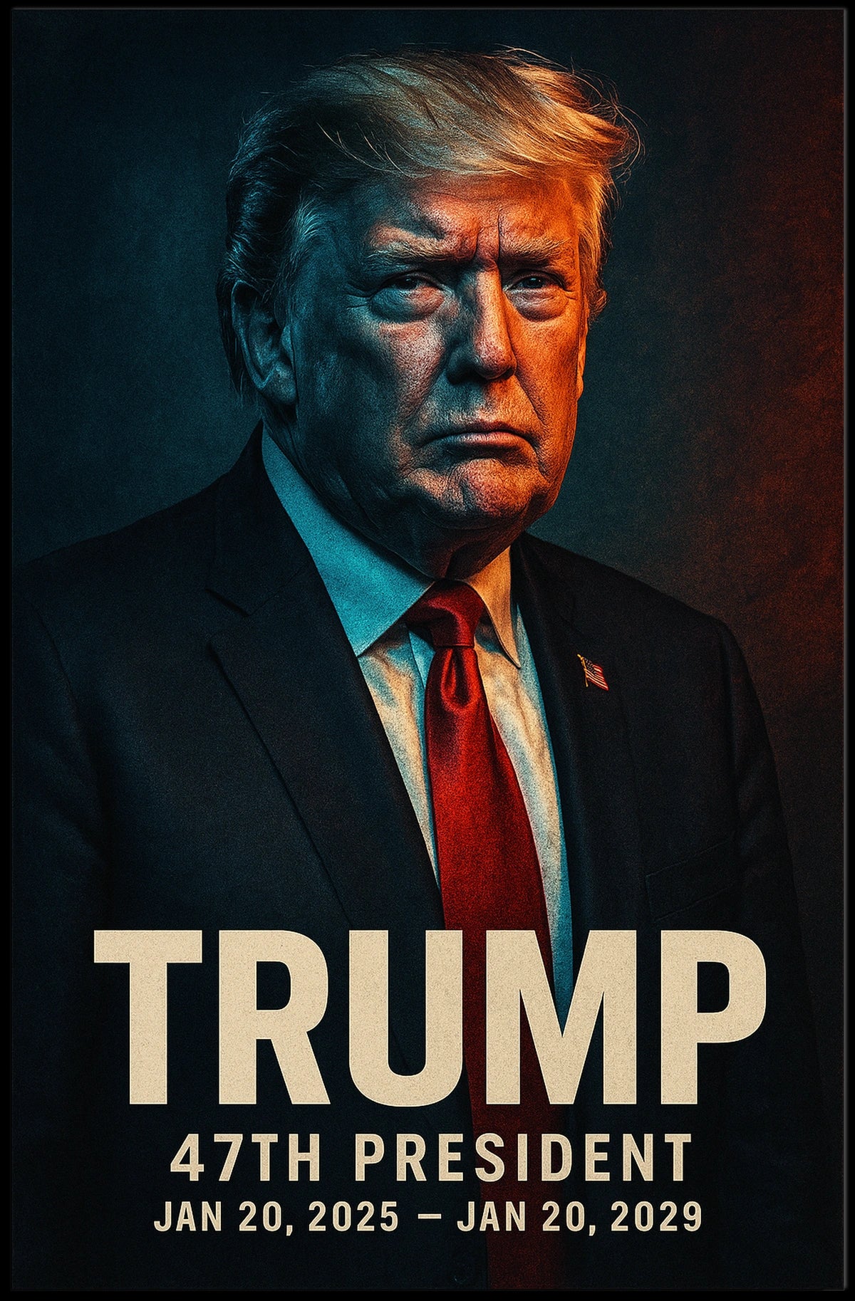 Donald Trump Visionary Dawn Poster