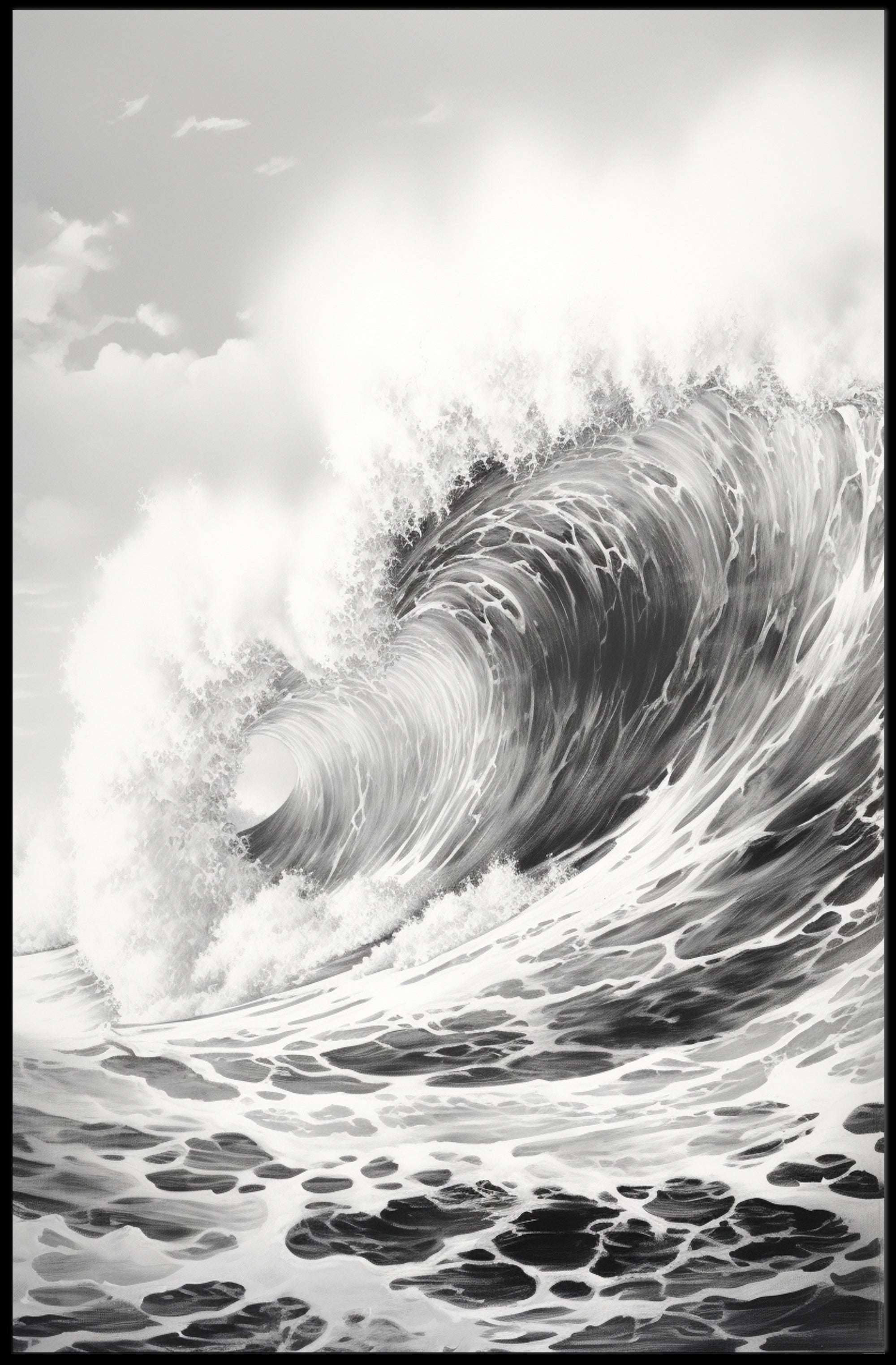 The Power Of The Ocean Poster