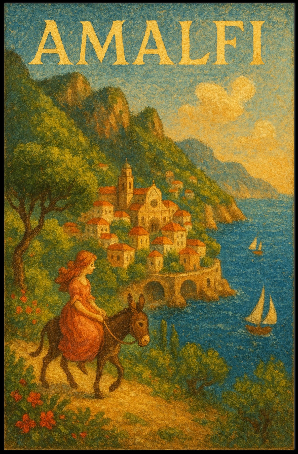 Amalfi A Scenic Journey Poster