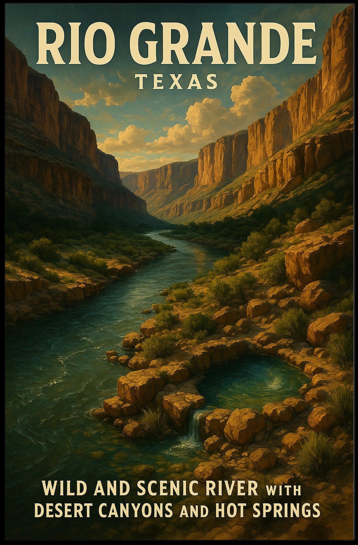 Rio Grande Wild And Scenic River Poster