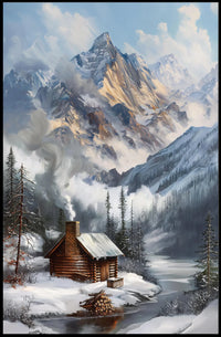 Vintage Art Deco Cityscape Poster