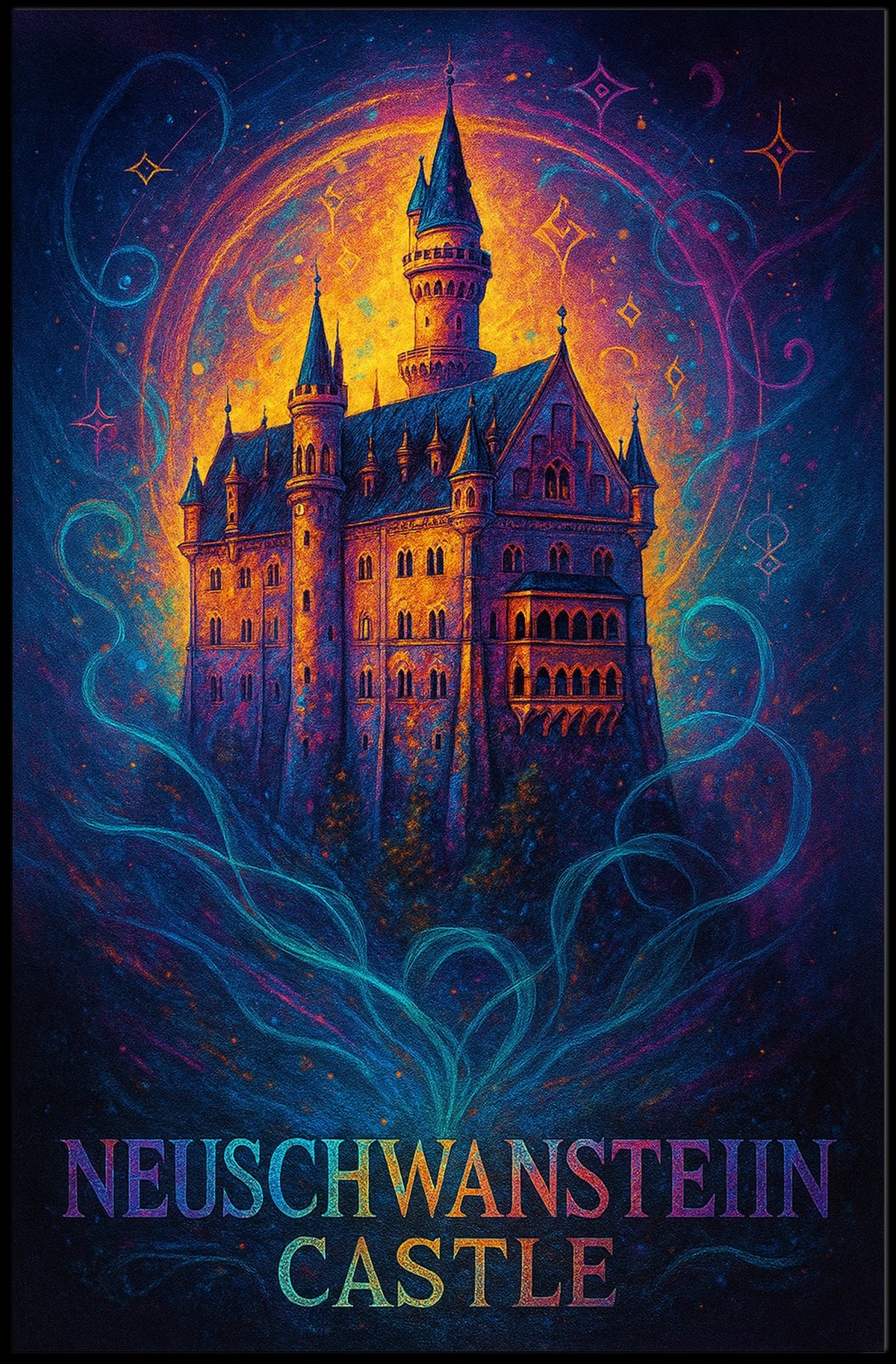 Neuschwanstein Castle Poster