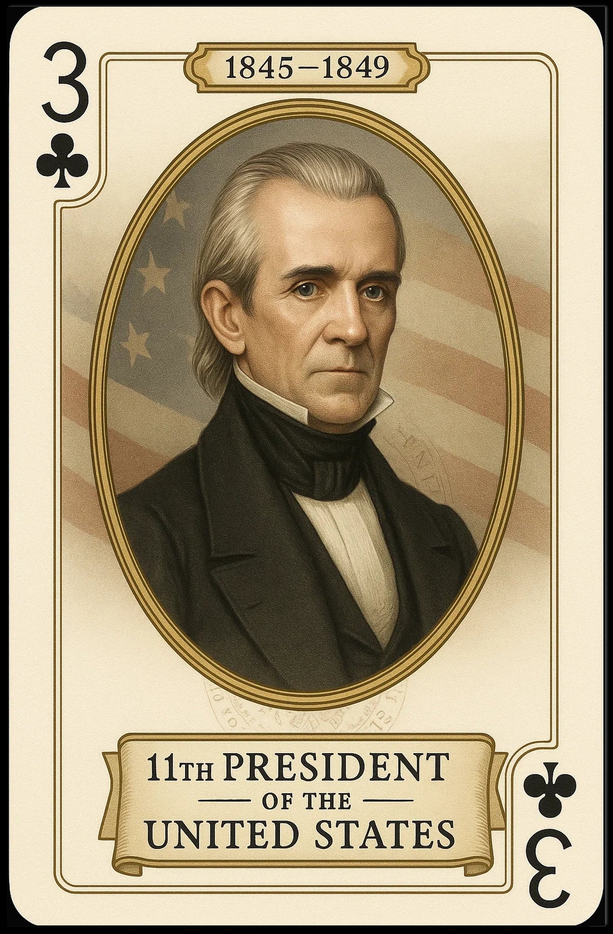 Eleventh President Of The United States Poster