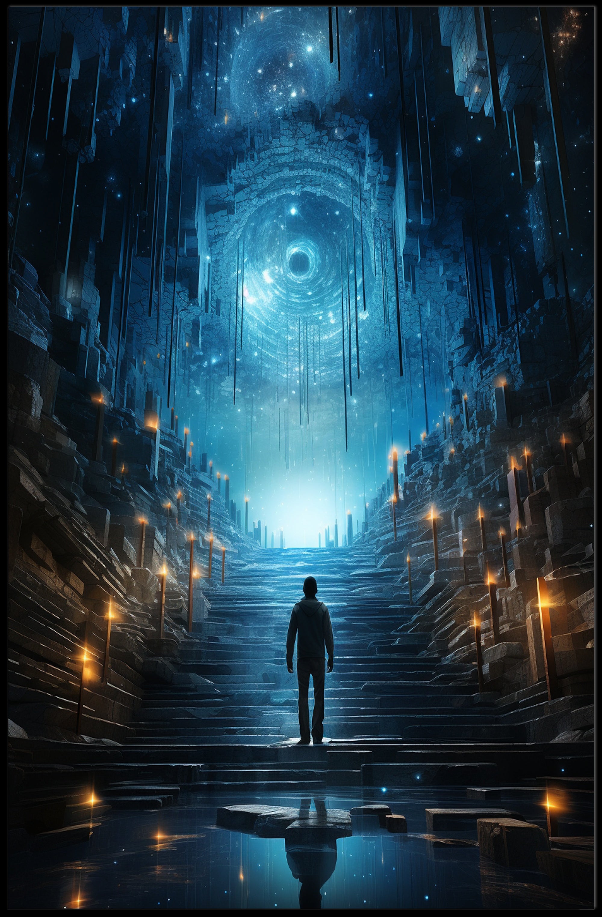 Journey To The Cosmic Abyss Poster