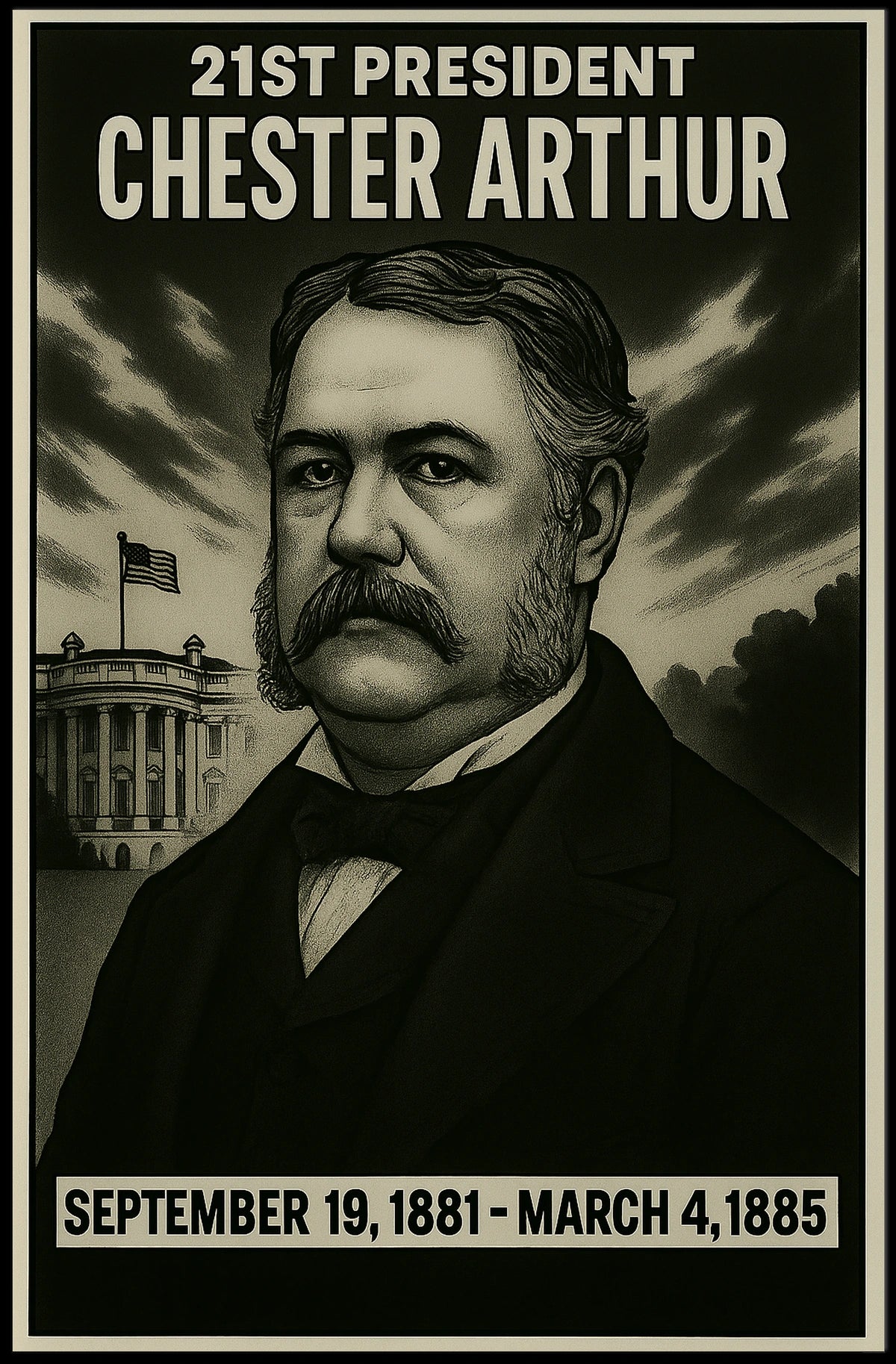 Chester Arthur 21St President Poster
