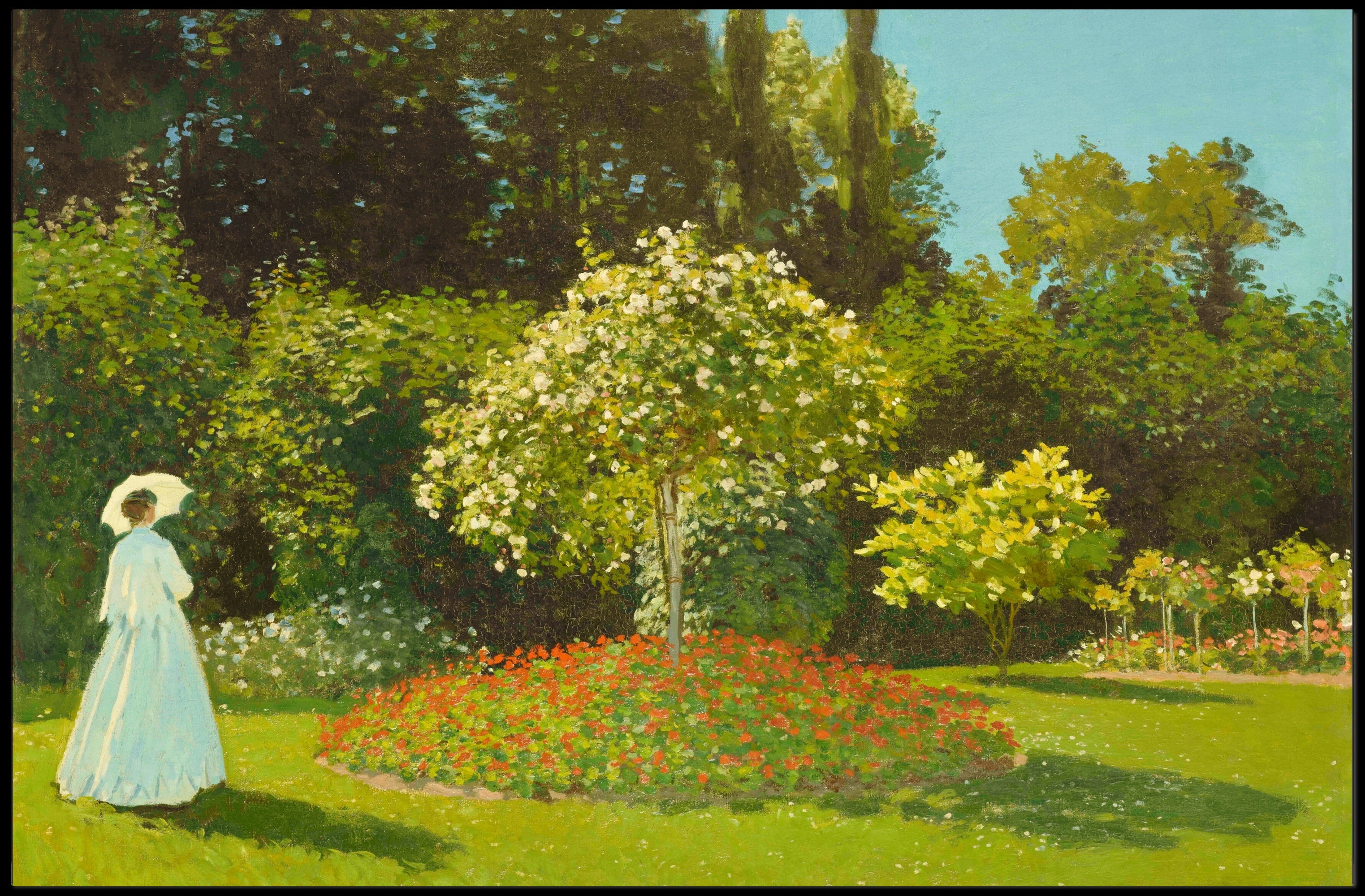 Tranquil Garden Scene Poster