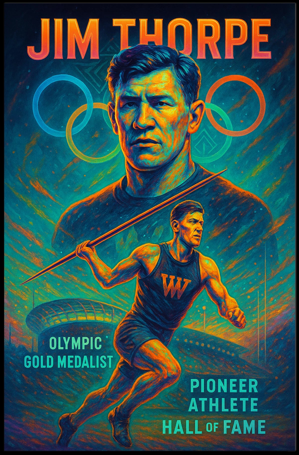 Celebrating Jim Thorpe Poster