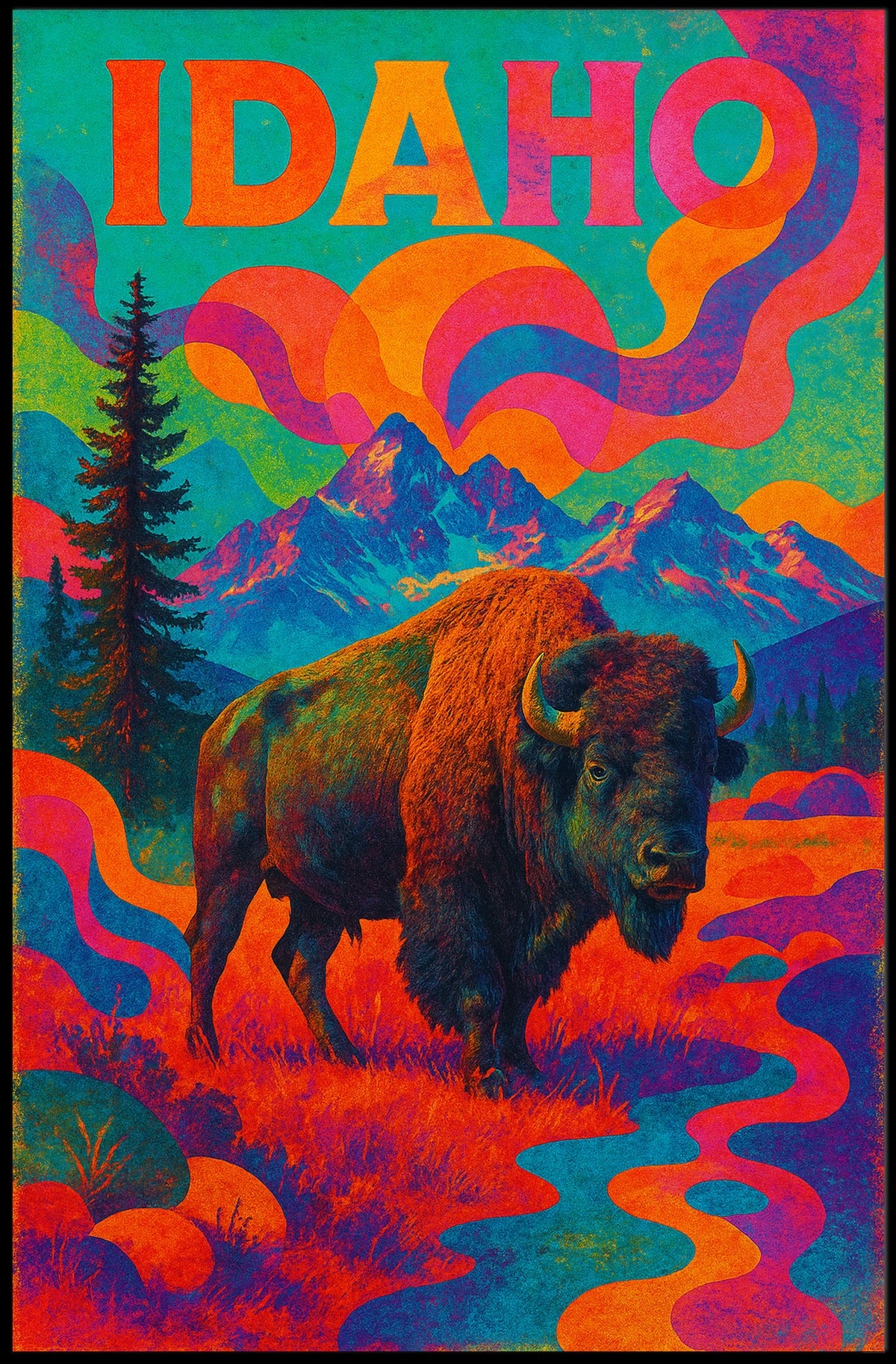 Idaho Wilderness Poster