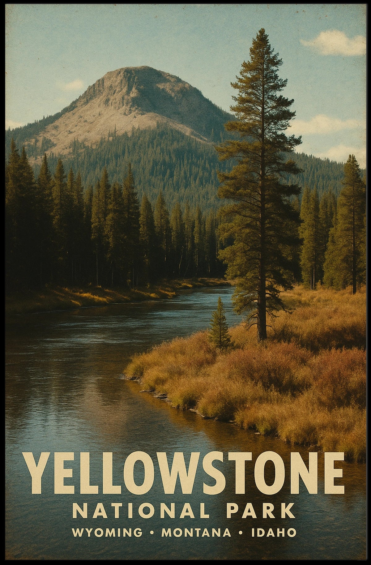 Yellowstone National Park Poster