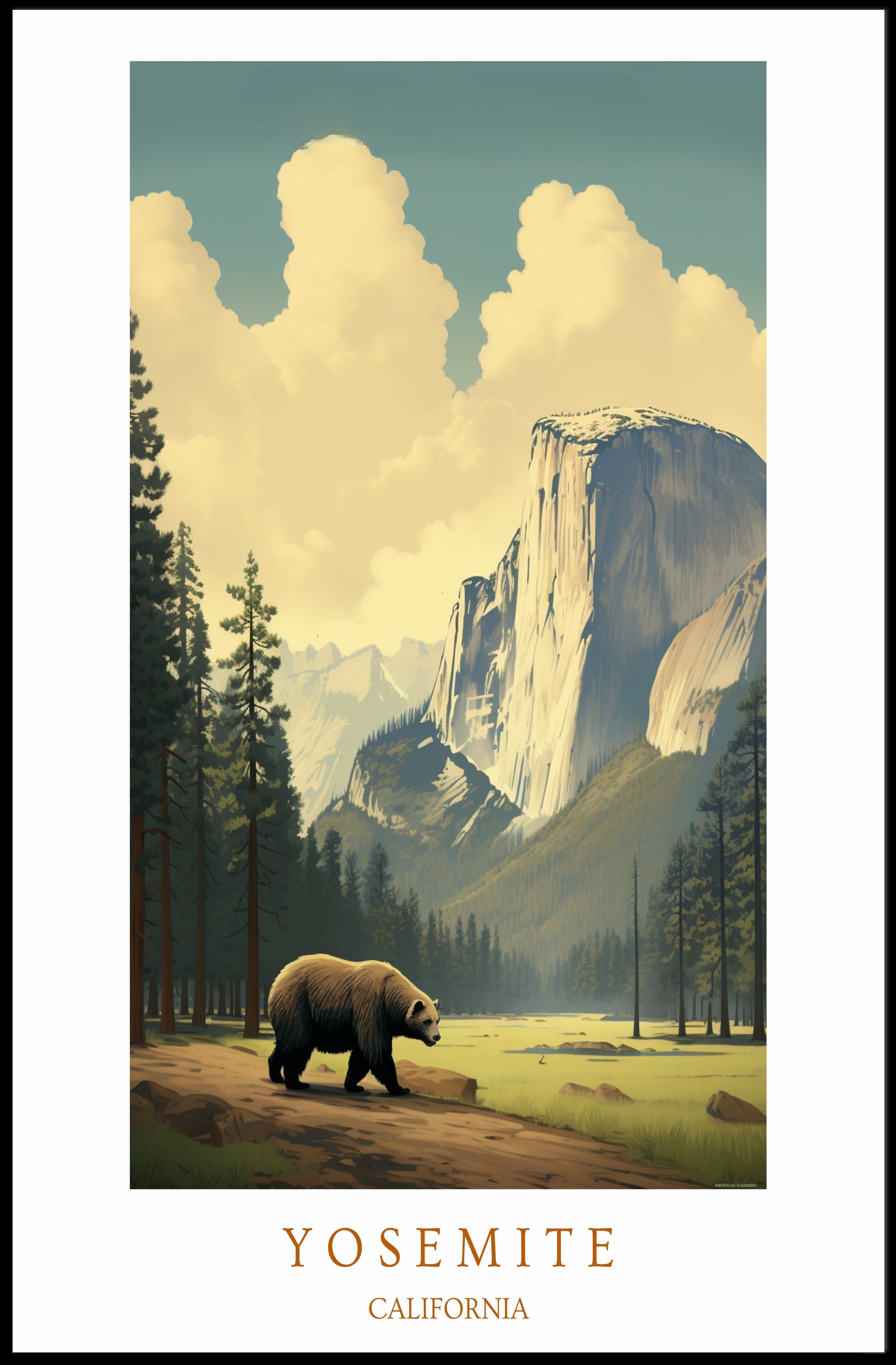 Yosemite Serenity Poster PosterGoat