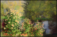 Nature's Palette A Floral and Forest Symphony Poster