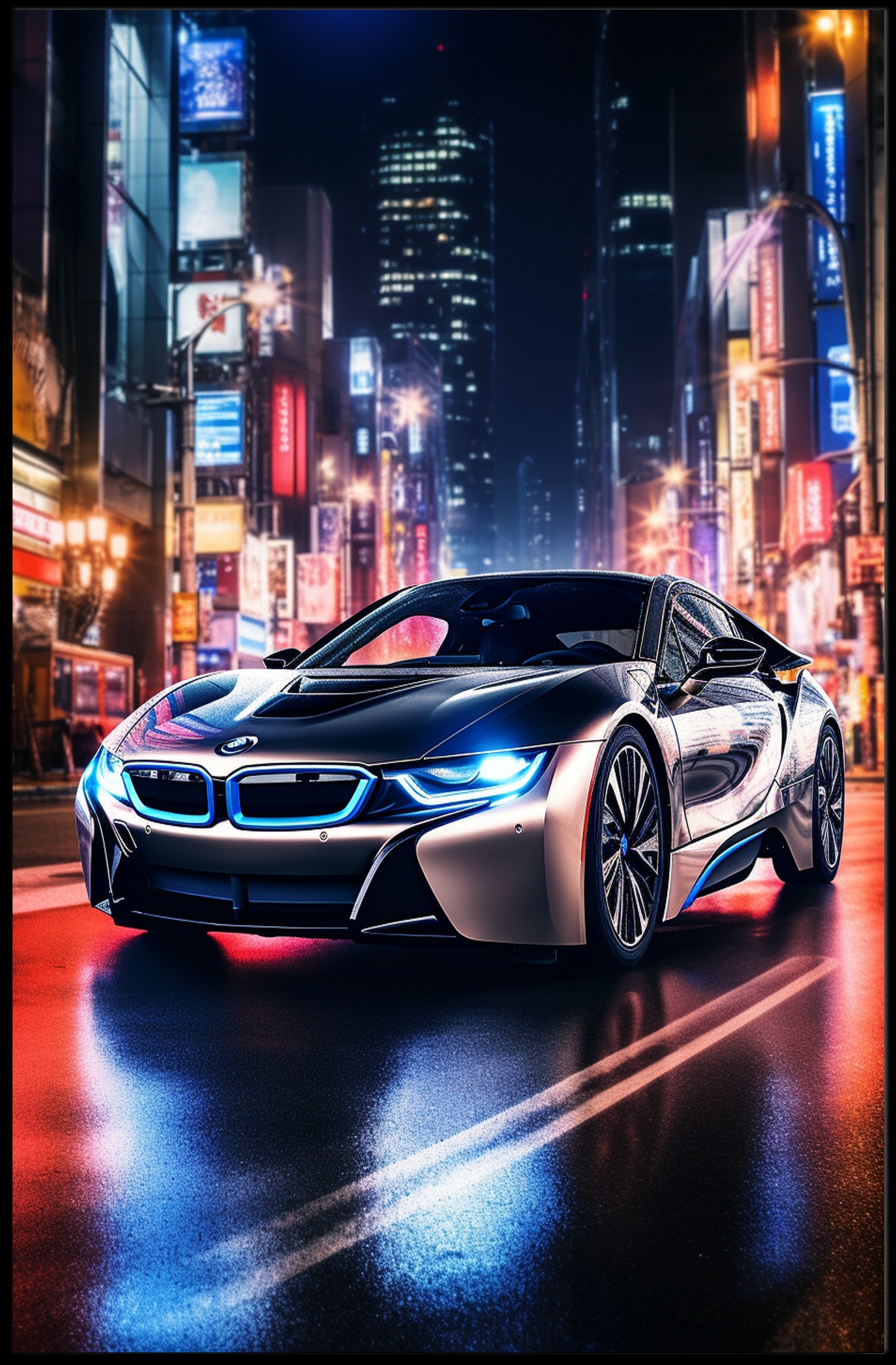 Sleek Urban Drive Poster PosterGoat