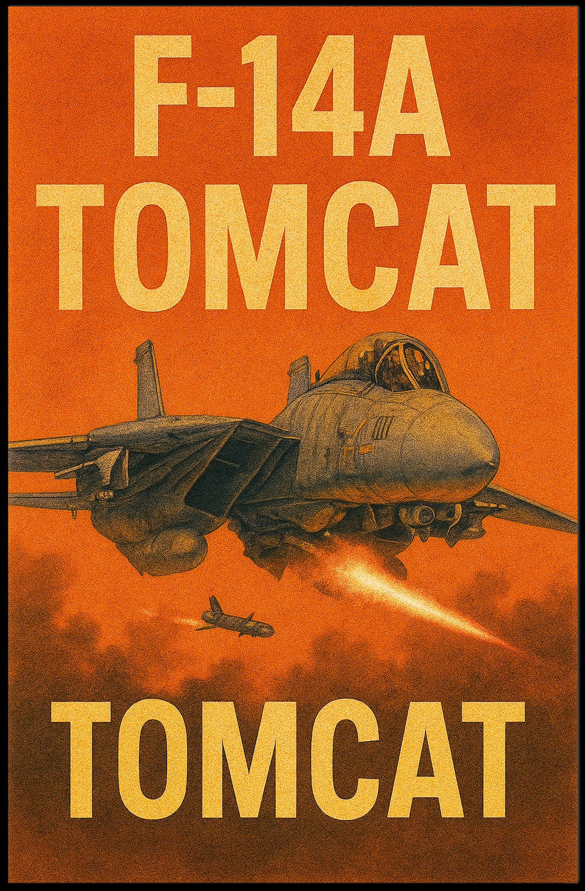 F-14A Tomcat Poster PosterGoat