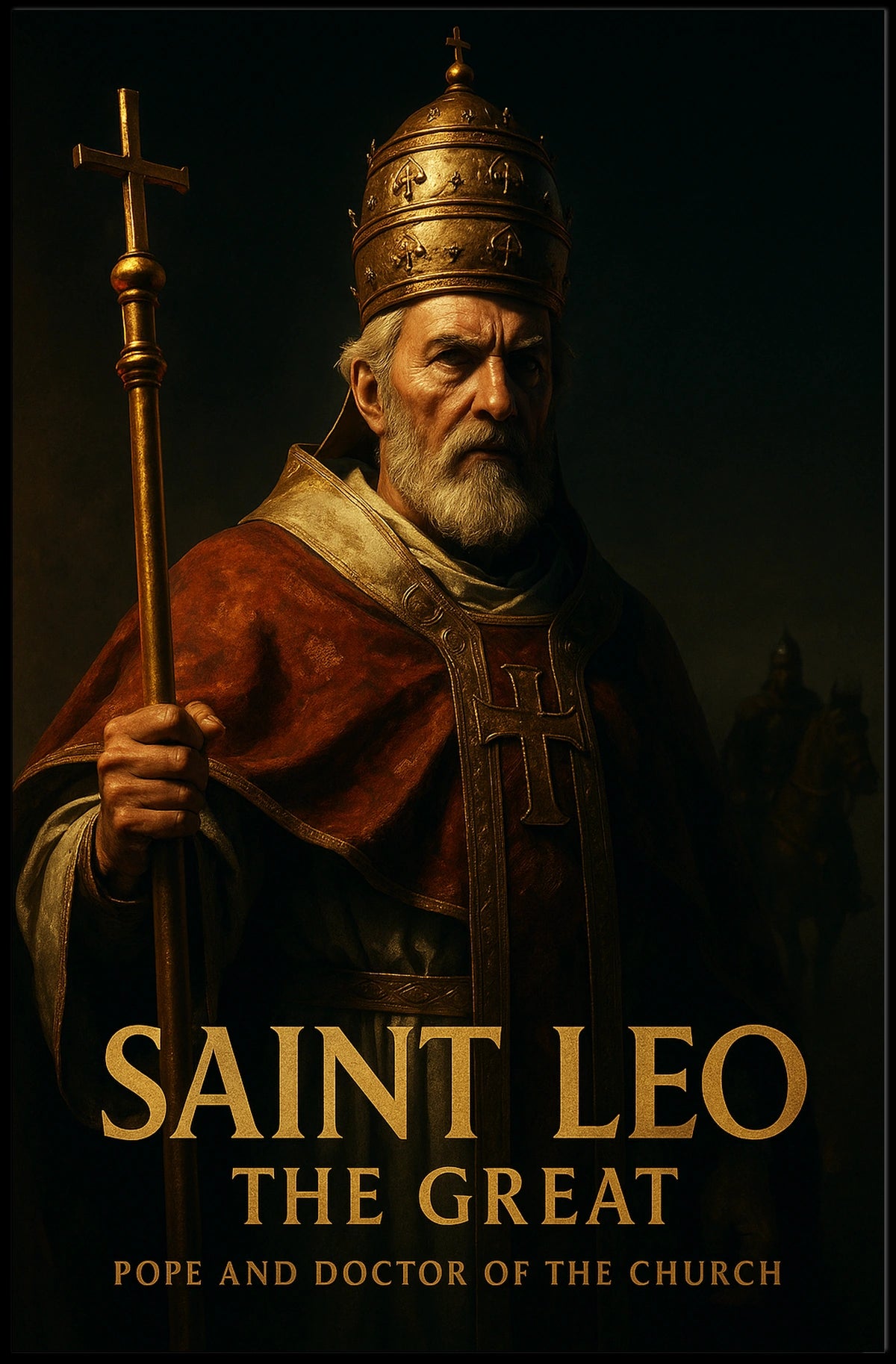 Saint Leo The Great Poster