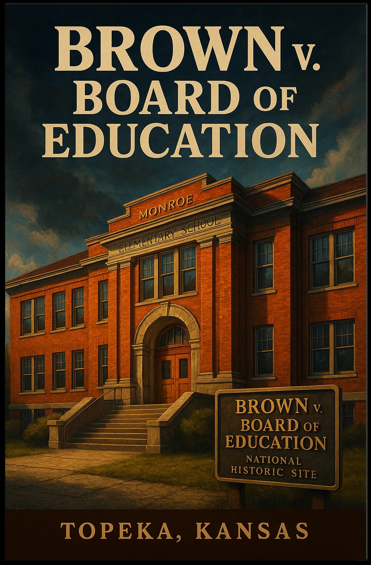 Brown V. Board Of Education Poster