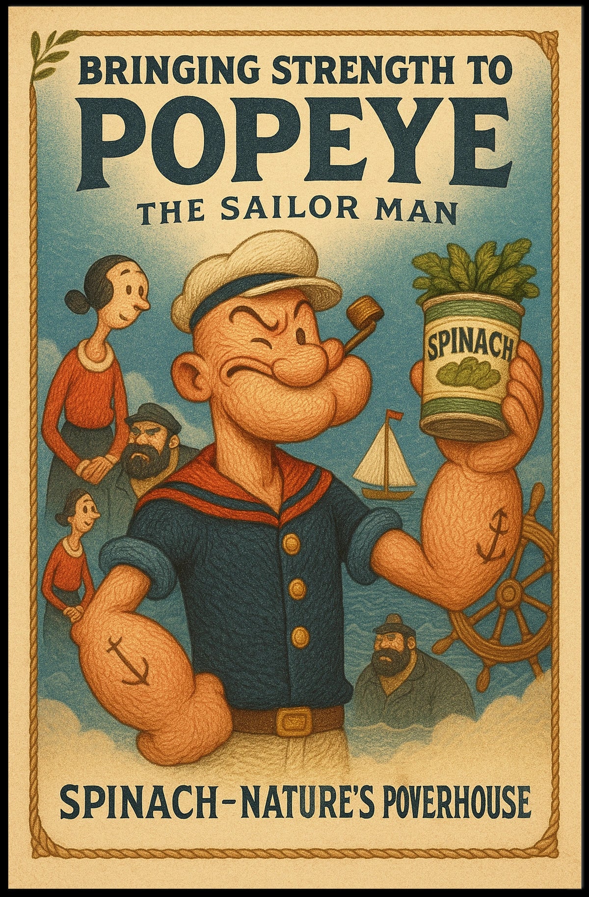 Popeye 1929 Art Poster POP-19
