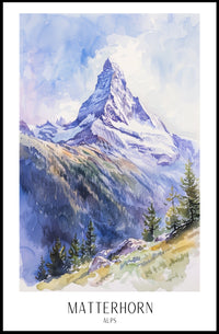 Majestic Matterhorn Poster PosterGoat