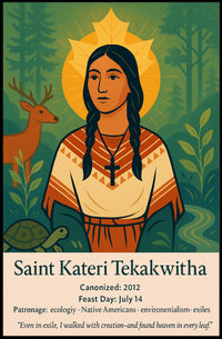 Saint Kateri Tekakwitha Poster PosterGoat