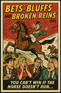 Bets, Bluffs, and Broken Reins Poster